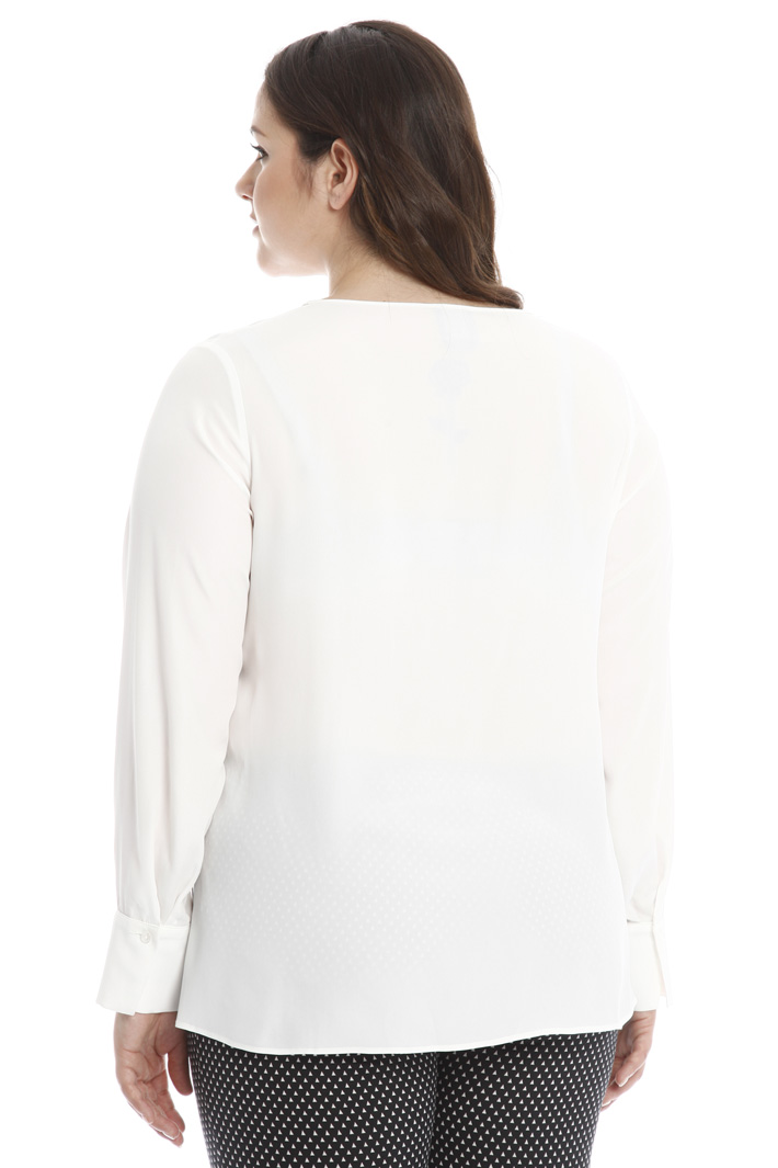 Blusa in crespo di seta Diffusione Tessile Blusa in crespo di seta Diffusione Tessile