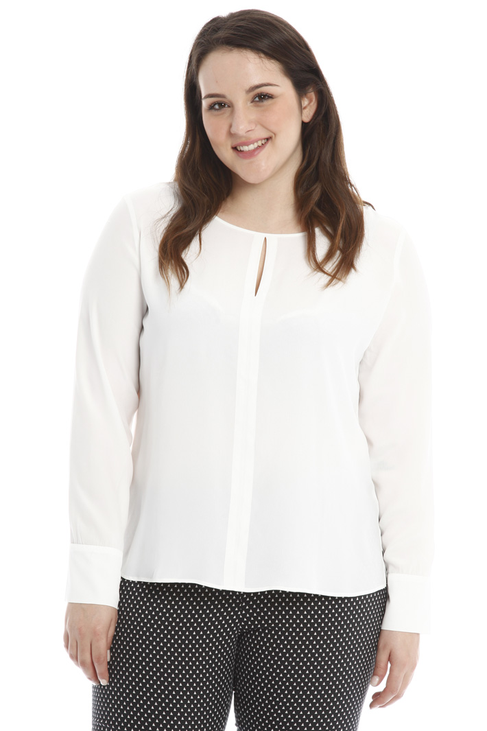 Blusa in crespo di seta Diffusione Tessile Blusa in crespo di seta Diffusione Tessile