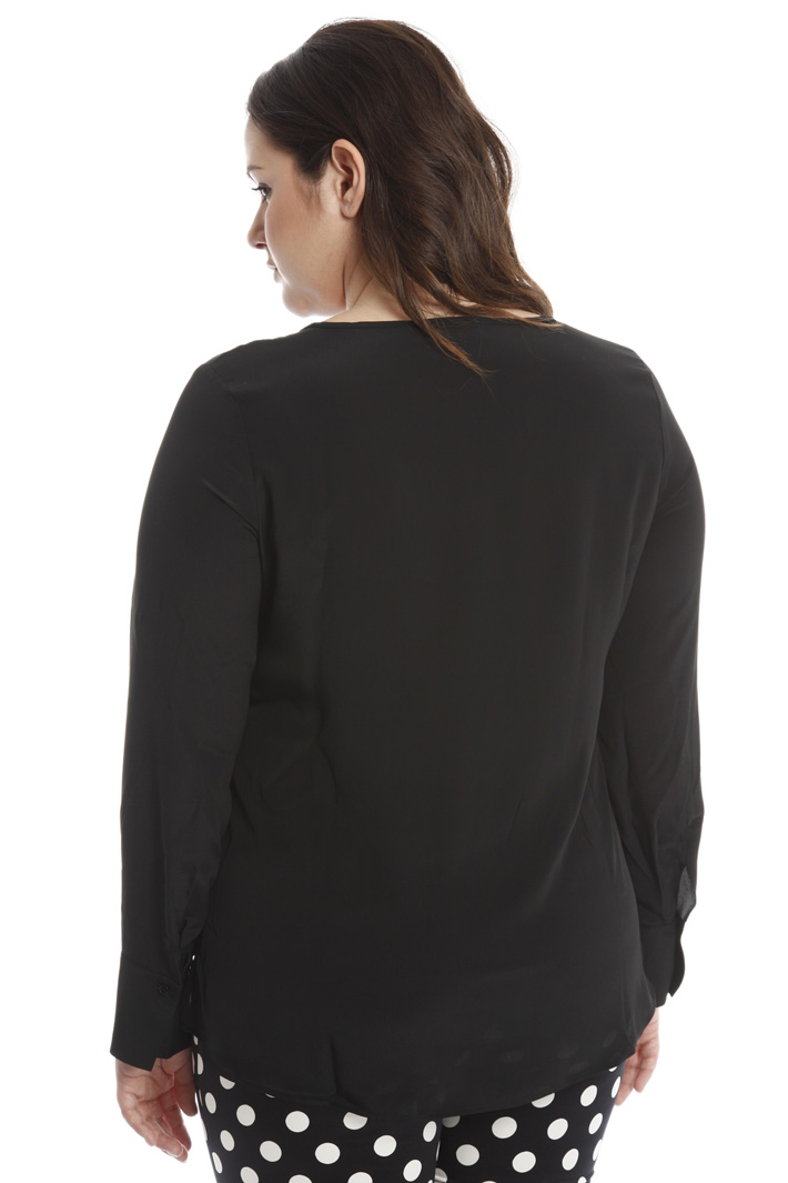 Blusa in crespo di seta Diffusione Tessile Blusa in crespo di seta Diffusione Tessile