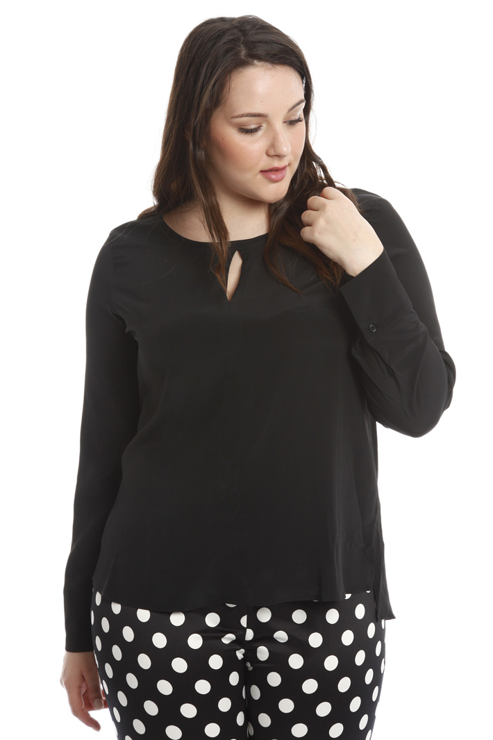 Blusa in crespo di seta Diffusione Tessile Blusa in crespo di seta Diffusione Tessile