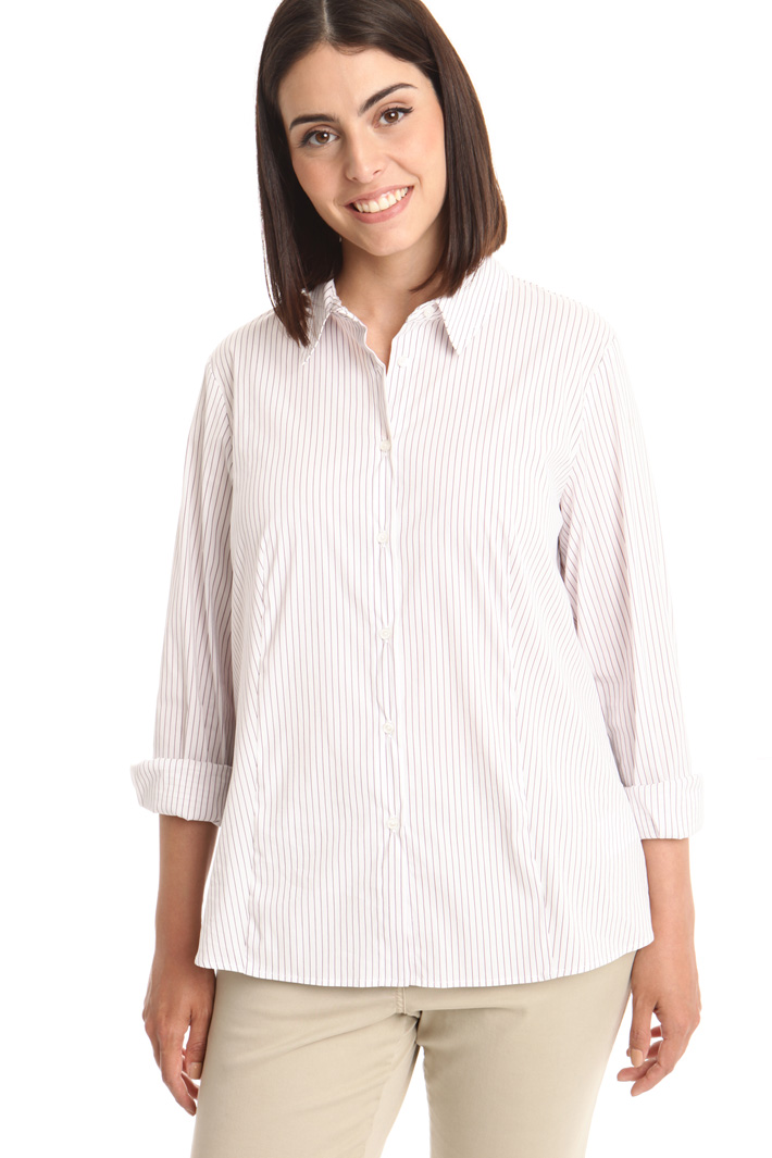 Camicia in popeline stretch Diffusione Tessile Camicia in popeline stretch Diffusione Tessile