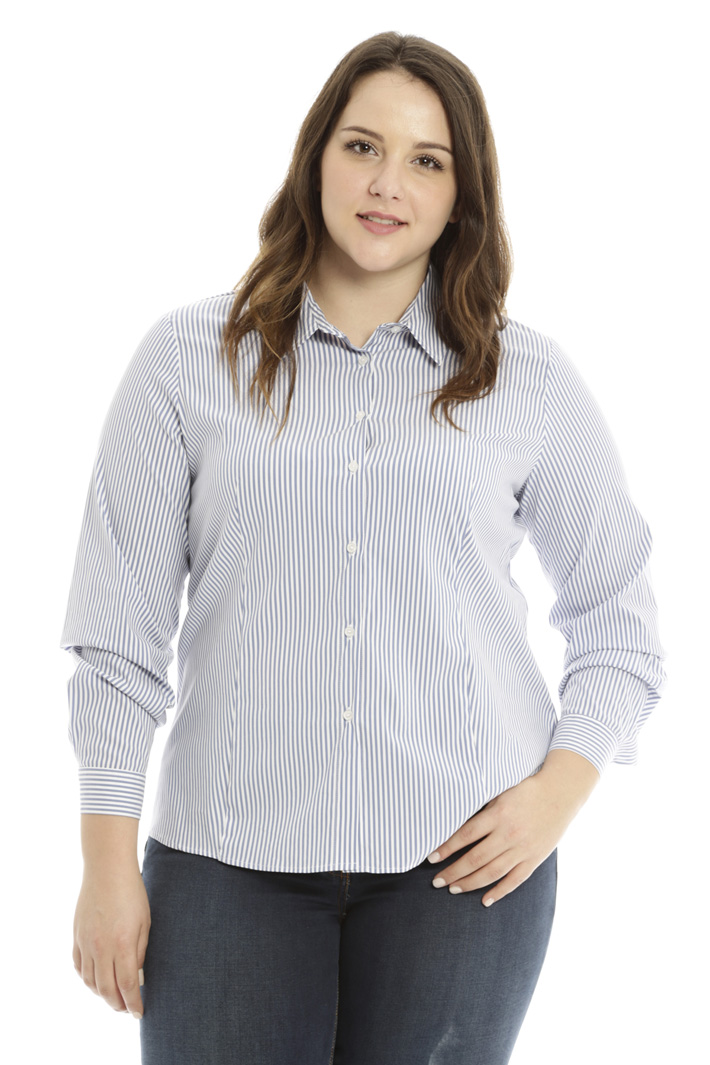 Camicia in popeline stretch Diffusione Tessile Camicia in popeline stretch Diffusione Tessile