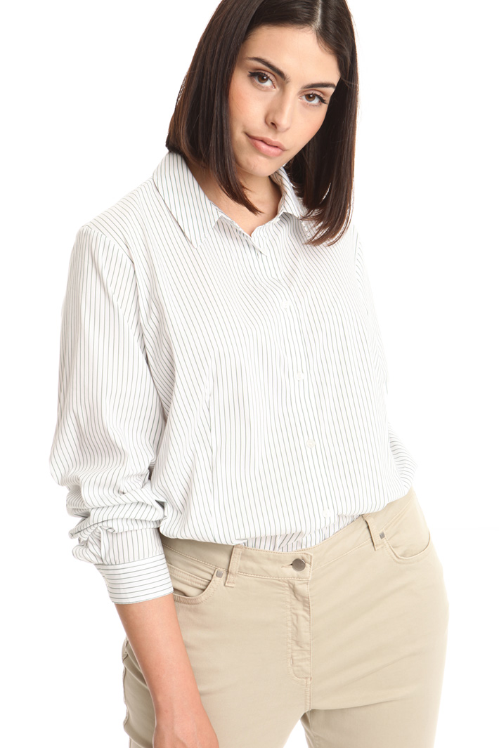 Camicia in popeline stretch Diffusione Tessile Camicia in popeline stretch Diffusione Tessile