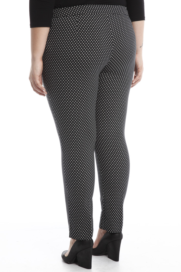 Pantalone aderente a fantasia Diffusione Tessile Pantalone aderente a fantasia Diffusione Tessile
