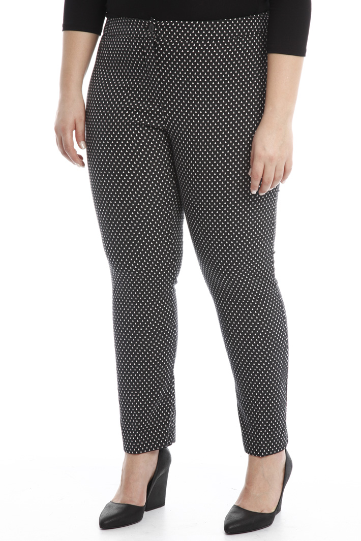Pantalone aderente a fantasia Diffusione Tessile Pantalone aderente a fantasia Diffusione Tessile