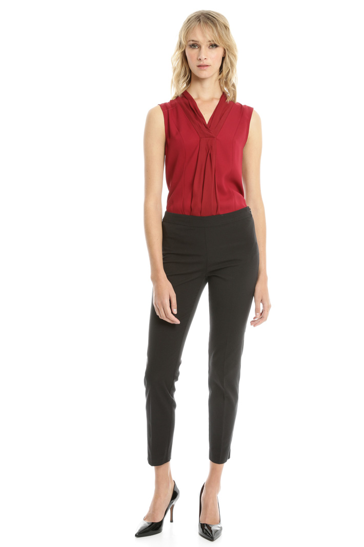 Pantaloni in faille stretch Diffusione Tessile Pantaloni in faille stretch Diffusione Tessile