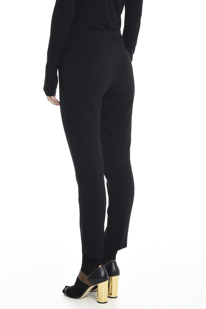 Pantalone a sigaretta in cady Diffusione Tessile Pantalone a sigaretta in cady Diffusione Tessile