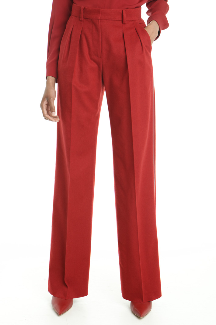 Pantaloni palazzo in drap Diffusione Tessile Pantaloni palazzo in drap Diffusione Tessile