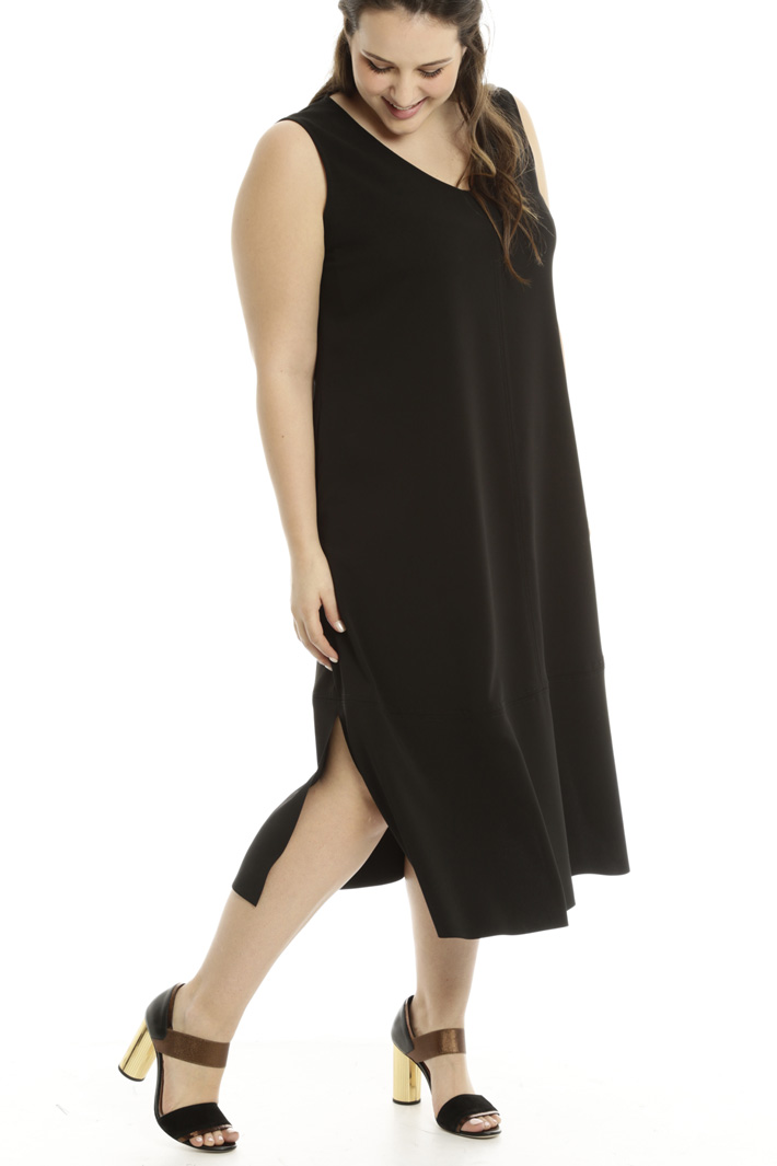 Abito lungo in fluido stretch Diffusione Tessile Abito lungo in fluido stretch Diffusione Tessile