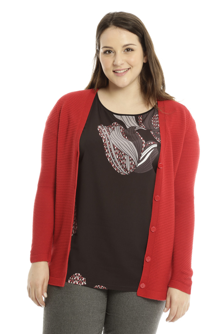 Cardigan in misto lana Diffusione Tessile Cardigan in misto lana Diffusione Tessile