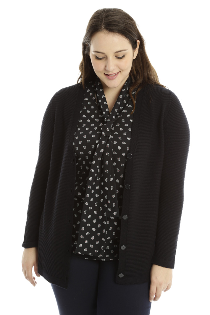 Cardigan in misto lana Diffusione Tessile Cardigan in misto lana Diffusione Tessile