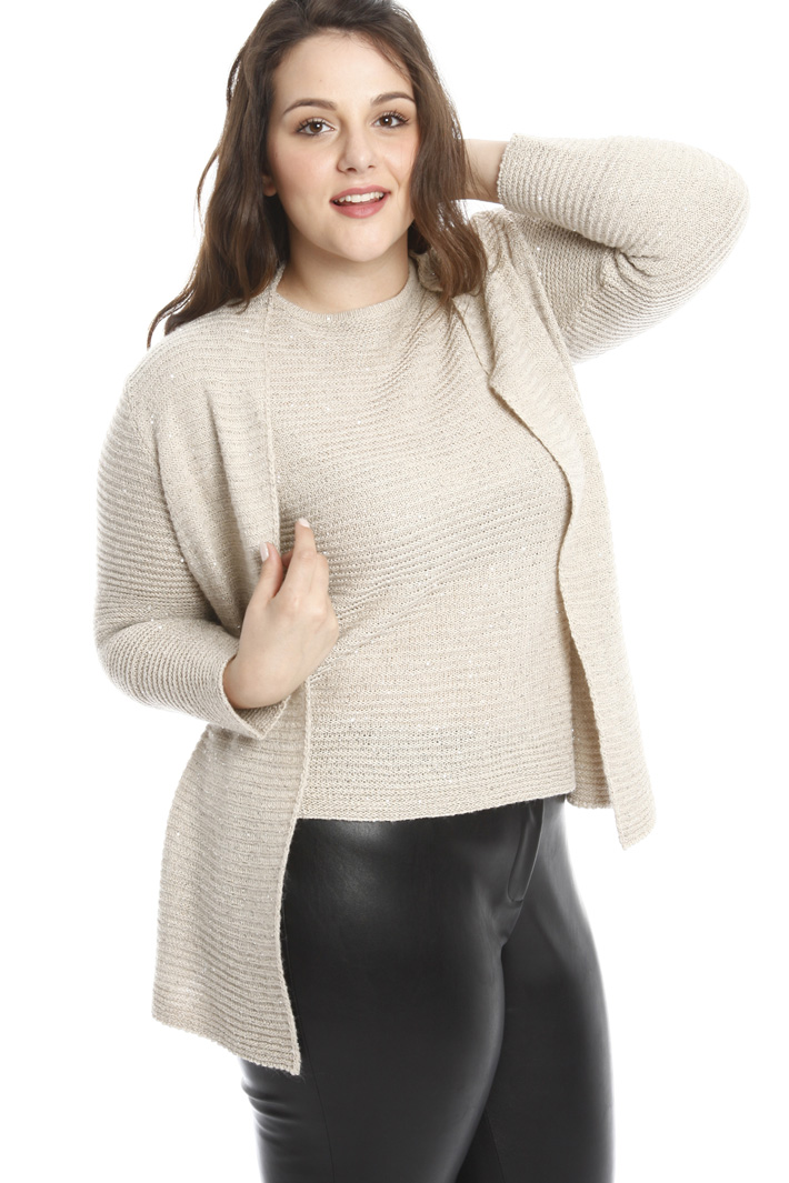 Cardigan con paillettes Diffusione Tessile Cardigan con paillettes Diffusione Tessile