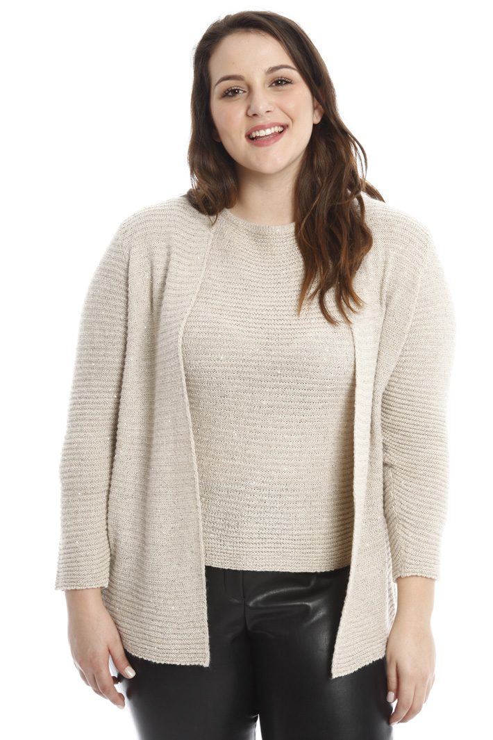 Cardigan con paillettes Diffusione Tessile Cardigan con paillettes Diffusione Tessile