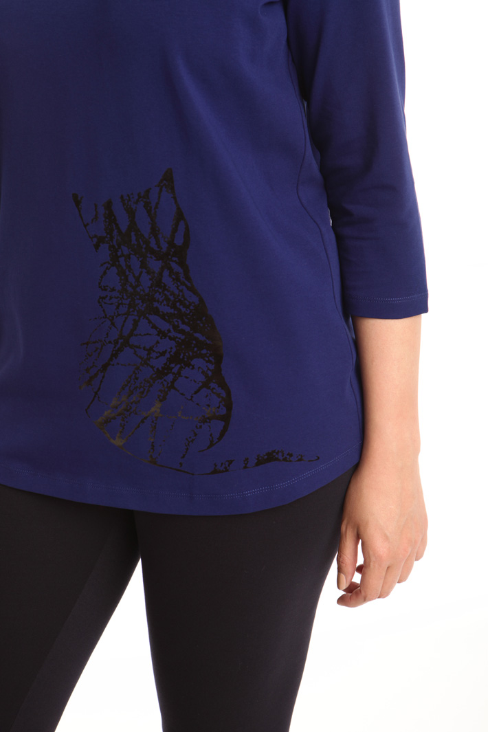 T-shirt in jersey con stampa Diffusione Tessile T-shirt in jersey con stampa Diffusione Tessile