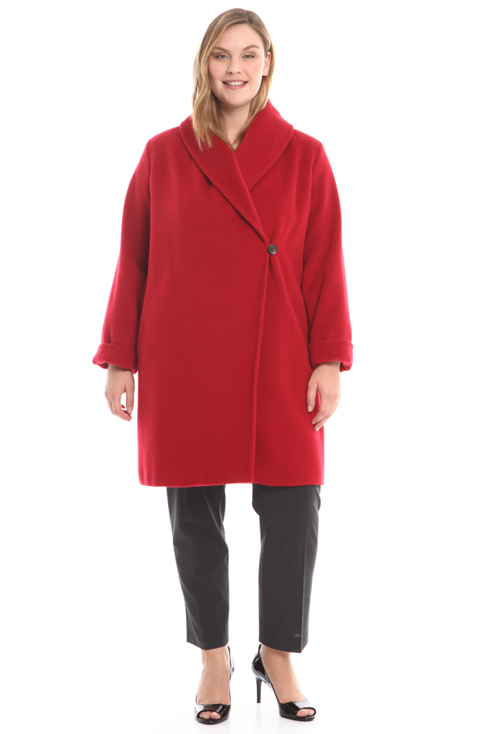 Cappotto con collo a scialle Diffusione Tessile Cappotto con collo a scialle Diffusione Tessile