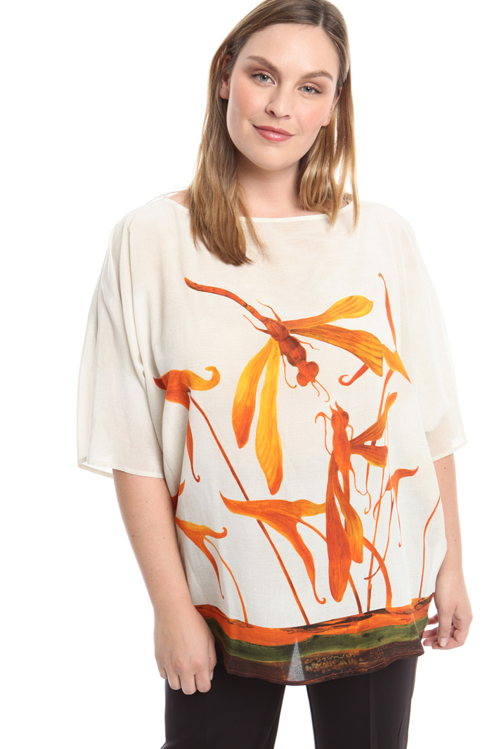 Casacca in crepe de chine Diffusione Tessile Casacca in crepe de chine Diffusione Tessile
