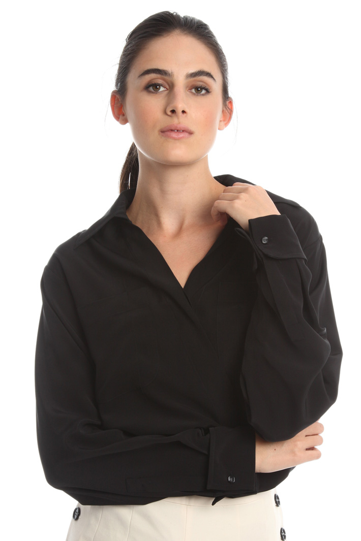 Camicia in seta pesante Diffusione Tessile Camicia in seta pesante Diffusione Tessile
