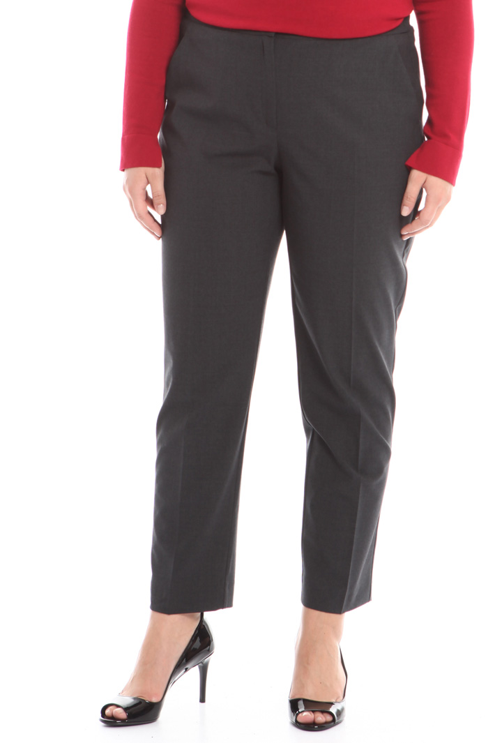 Pantalone in crepe di lana Diffusione Tessile Pantalone in crepe di lana Diffusione Tessile
