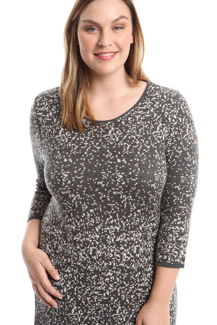 Abito in maglia jacquard Diffusione Tessile Abito in maglia jacquard Diffusione Tessile