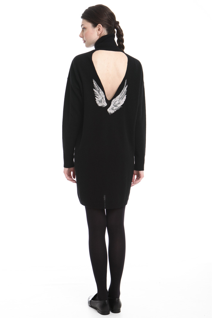 Abito con cut-out su schiena Diffusione Tessile Abito con cut-out su schiena Diffusione Tessile