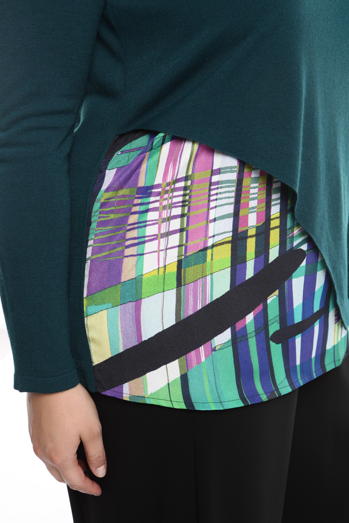 Maglia in lana e crepe Diffusione Tessile Maglia in lana e crepe Diffusione Tessile