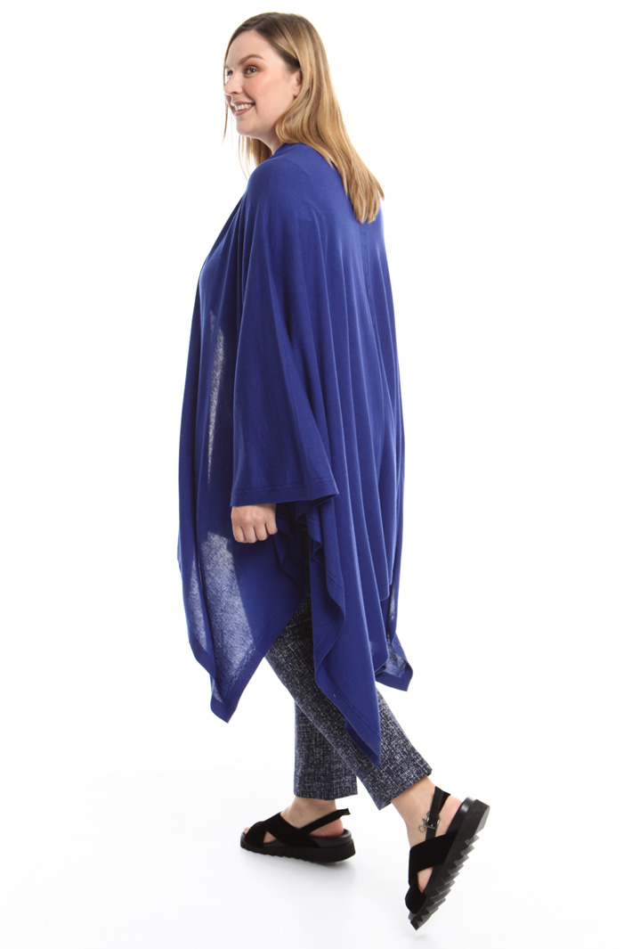 Poncho in seta misto cashmere Diffusione Tessile Poncho in seta misto cashmere Diffusione Tessile