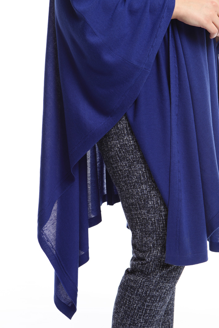 Poncho in seta misto cashmere Diffusione Tessile Poncho in seta misto cashmere Diffusione Tessile