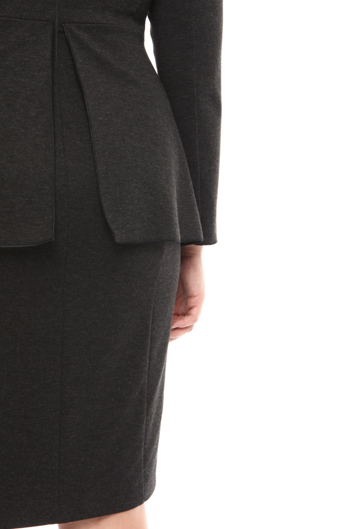 Abito in jersey con baschina Diffusione Tessile Abito in jersey con baschina Diffusione Tessile