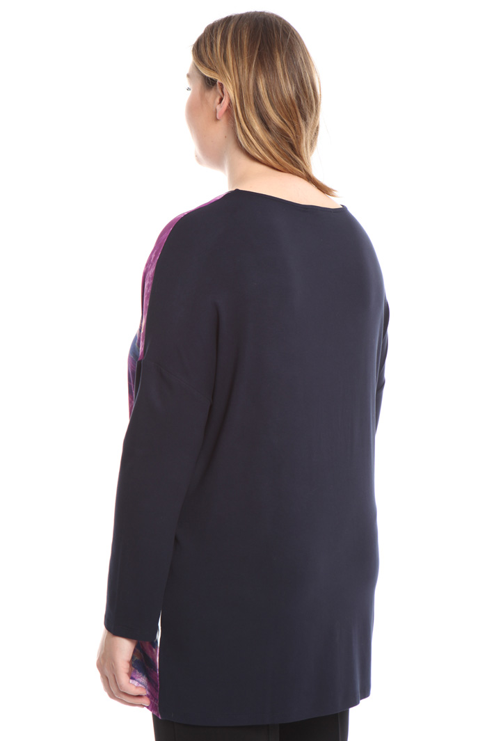 T-shirt a kimono con stampa Diffusione Tessile T-shirt a kimono con stampa Diffusione Tessile