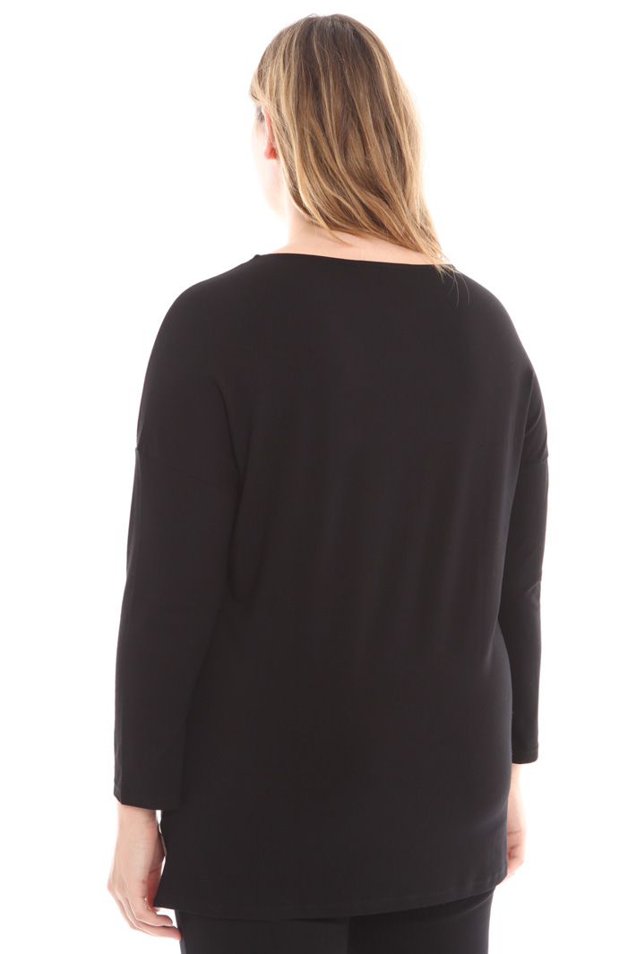 T-shirt a kimono con stampa Diffusione Tessile T-shirt a kimono con stampa Diffusione Tessile