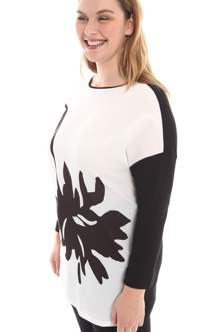 T-shirt a kimono con stampa Diffusione Tessile T-shirt a kimono con stampa Diffusione Tessile