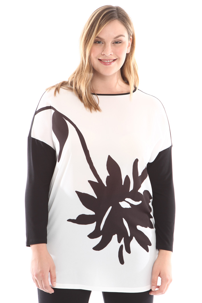 T-shirt a kimono con stampa Diffusione Tessile T-shirt a kimono con stampa Diffusione Tessile