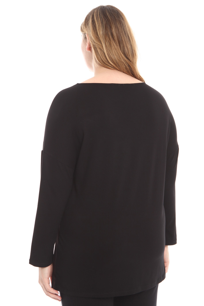 T-shirt a kimono con stampa Diffusione Tessile T-shirt a kimono con stampa Diffusione Tessile