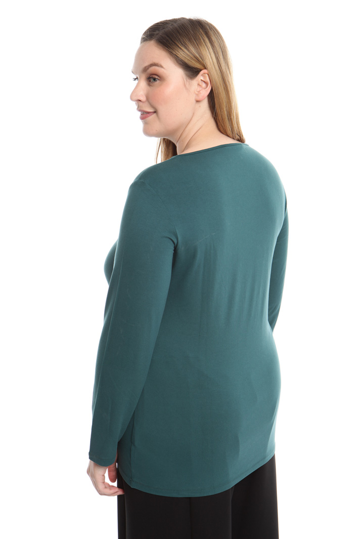 T-shirt in jersey con strass Diffusione Tessile T-shirt in jersey con strass Diffusione Tessile