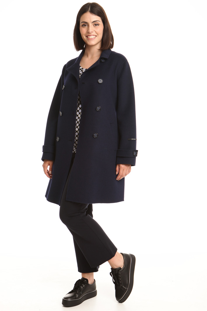 Cappotto in double di lana Diffusione Tessile Cappotto in double di lana Diffusione Tessile