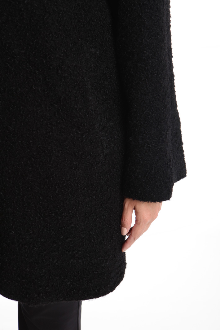 Cappotto bouclé in lana Diffusione Tessile Cappotto bouclé in lana Diffusione Tessile