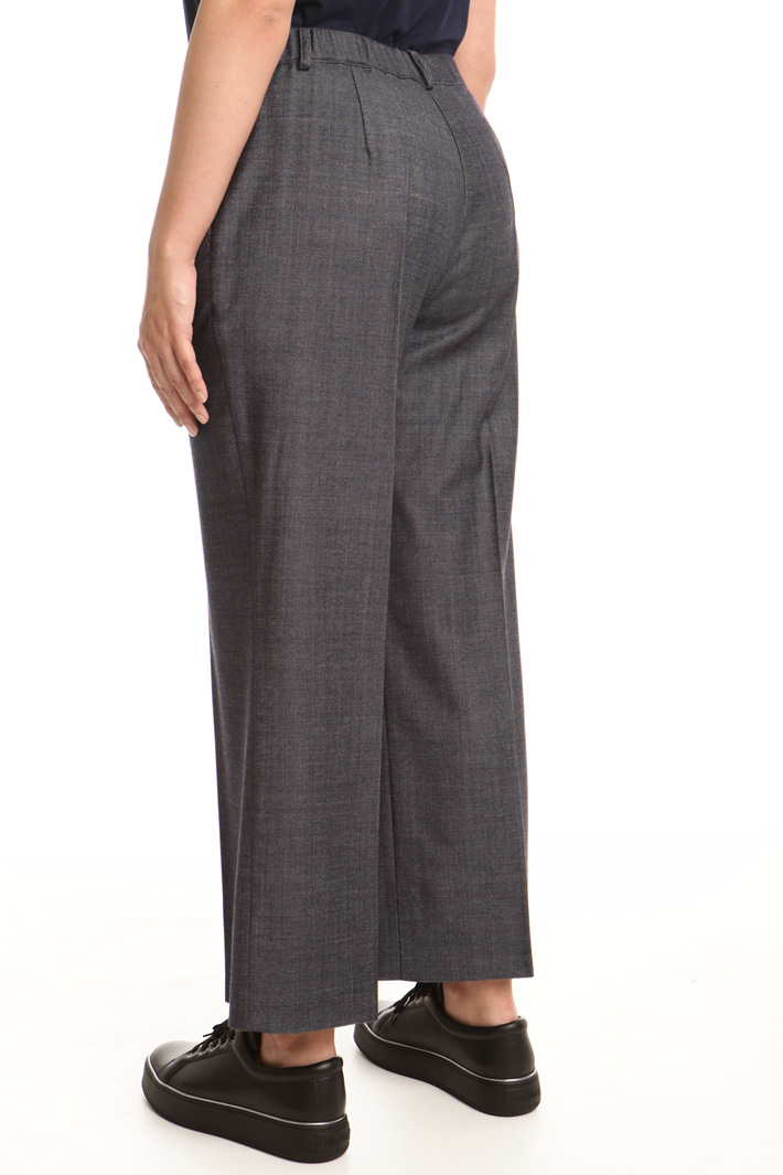 Pantalone linea dritta in lana Diffusione Tessile Pantalone linea dritta in lana Diffusione Tessile
