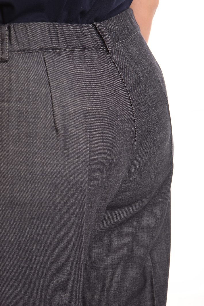Pantalone linea dritta in lana Diffusione Tessile Pantalone linea dritta in lana Diffusione Tessile
