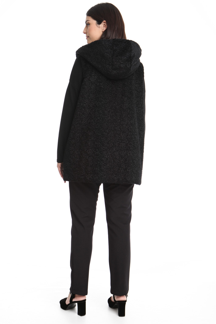 Gilet effetto astrakan Diffusione Tessile Gilet effetto astrakan Diffusione Tessile