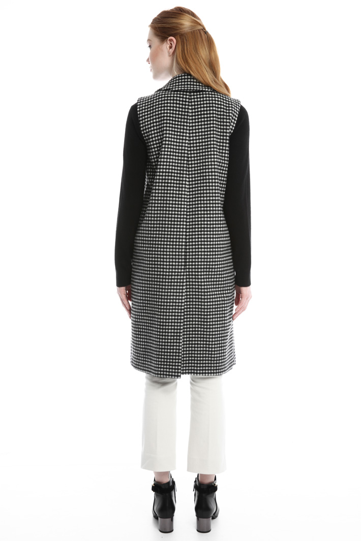 Gilet in panno a quadretti Diffusione Tessile Gilet in panno a quadretti Diffusione Tessile