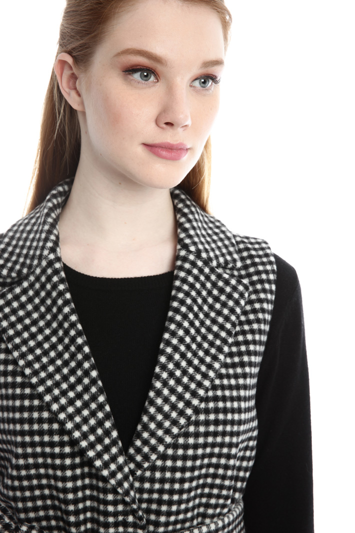 Gilet in panno a quadretti Diffusione Tessile Gilet in panno a quadretti Diffusione Tessile