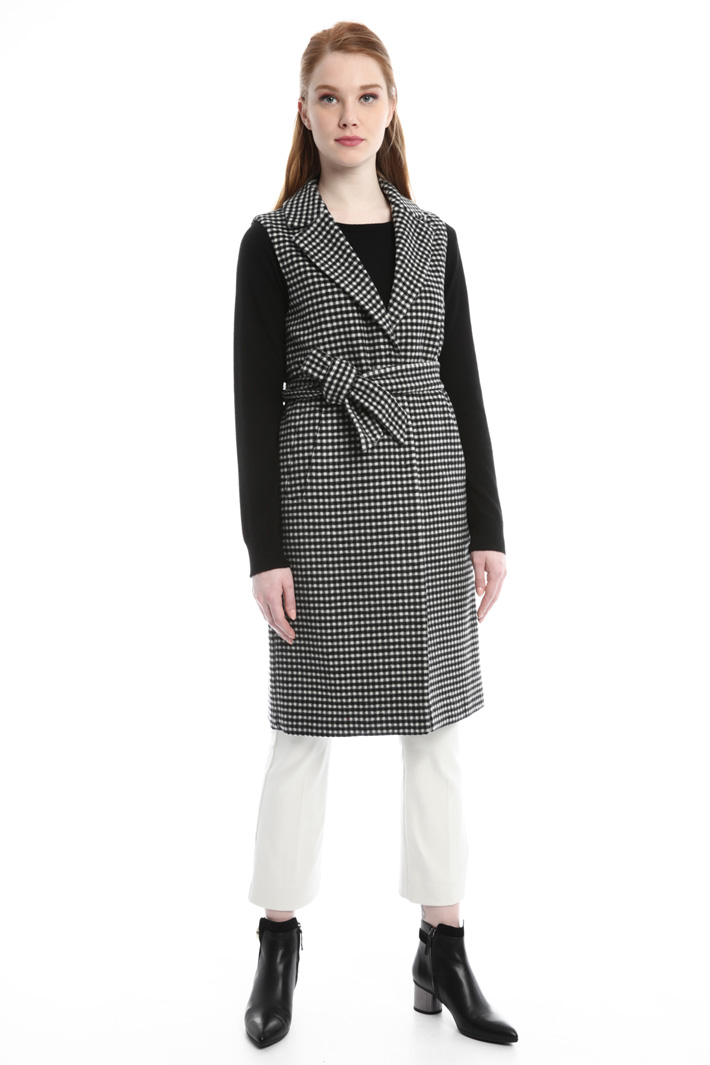 Gilet in panno a quadretti Diffusione Tessile Gilet in panno a quadretti Diffusione Tessile