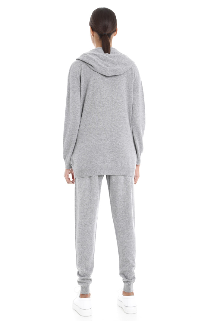 Cardigan con zip in cashmere Diffusione Tessile Cardigan con zip in cashmere Diffusione Tessile