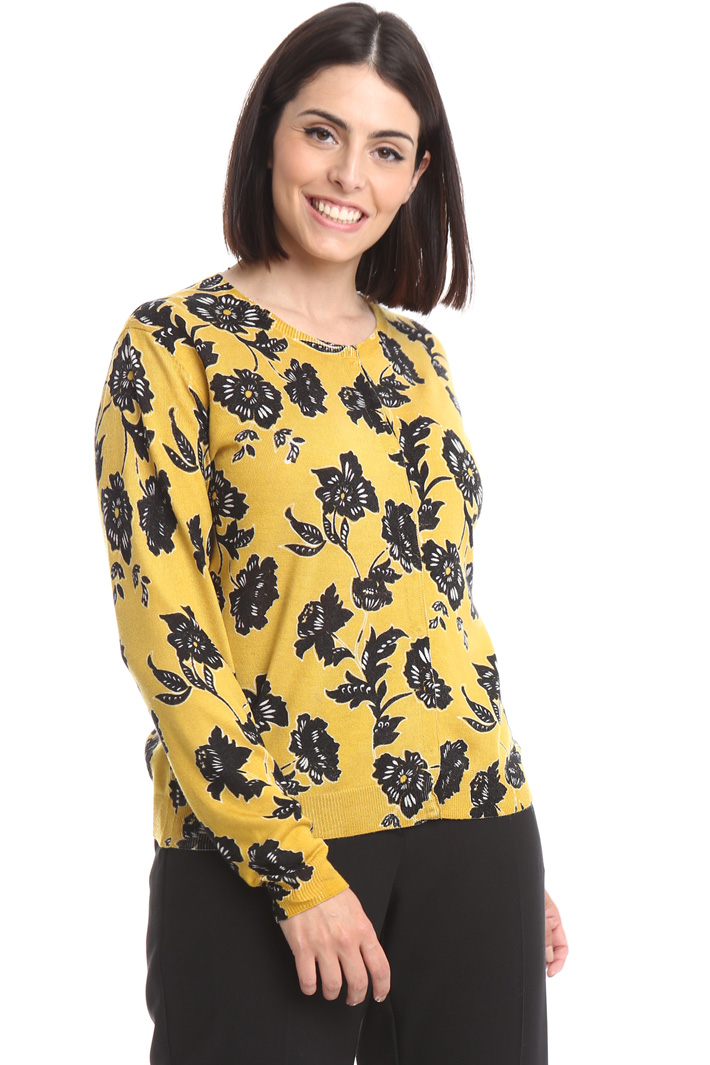 Cardigan a fiori Diffusione Tessile Cardigan a fiori Diffusione Tessile