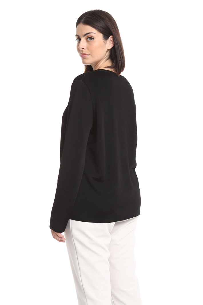 Cardigan in viscosa lucida Diffusione Tessile Cardigan in viscosa lucida Diffusione Tessile