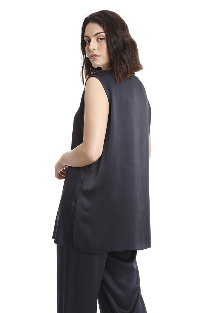 Top in crepe lucido Diffusione Tessile Top in crepe lucido Diffusione Tessile