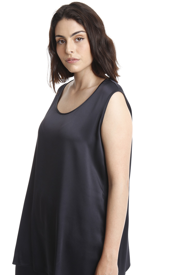 Top in crepe lucido Diffusione Tessile Top in crepe lucido Diffusione Tessile