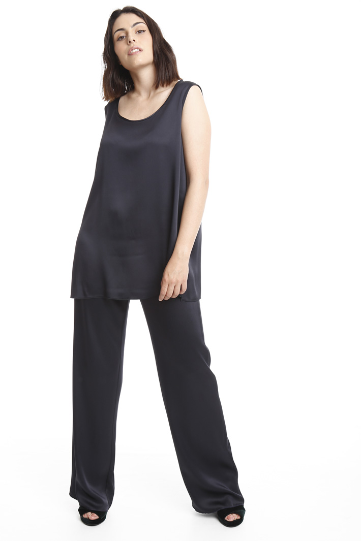 Top in crepe lucido Diffusione Tessile Top in crepe lucido Diffusione Tessile