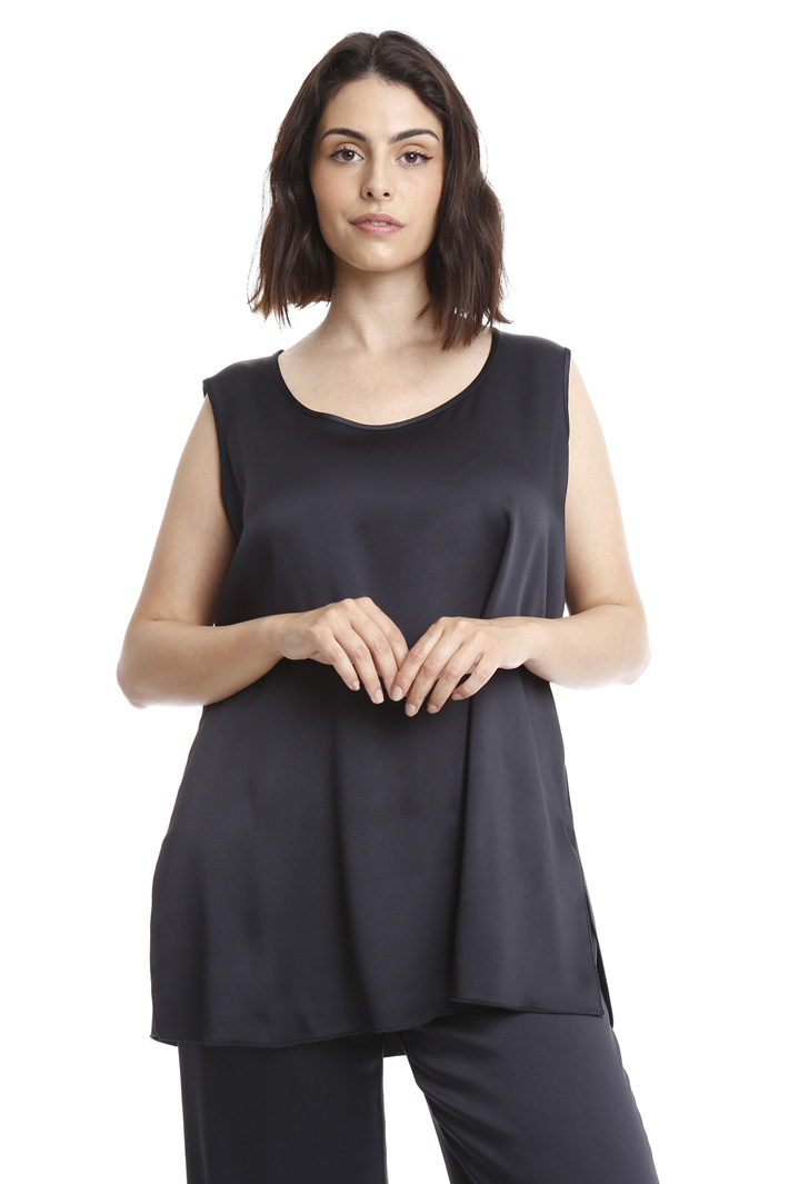 Top in crepe lucido Diffusione Tessile Top in crepe lucido Diffusione Tessile