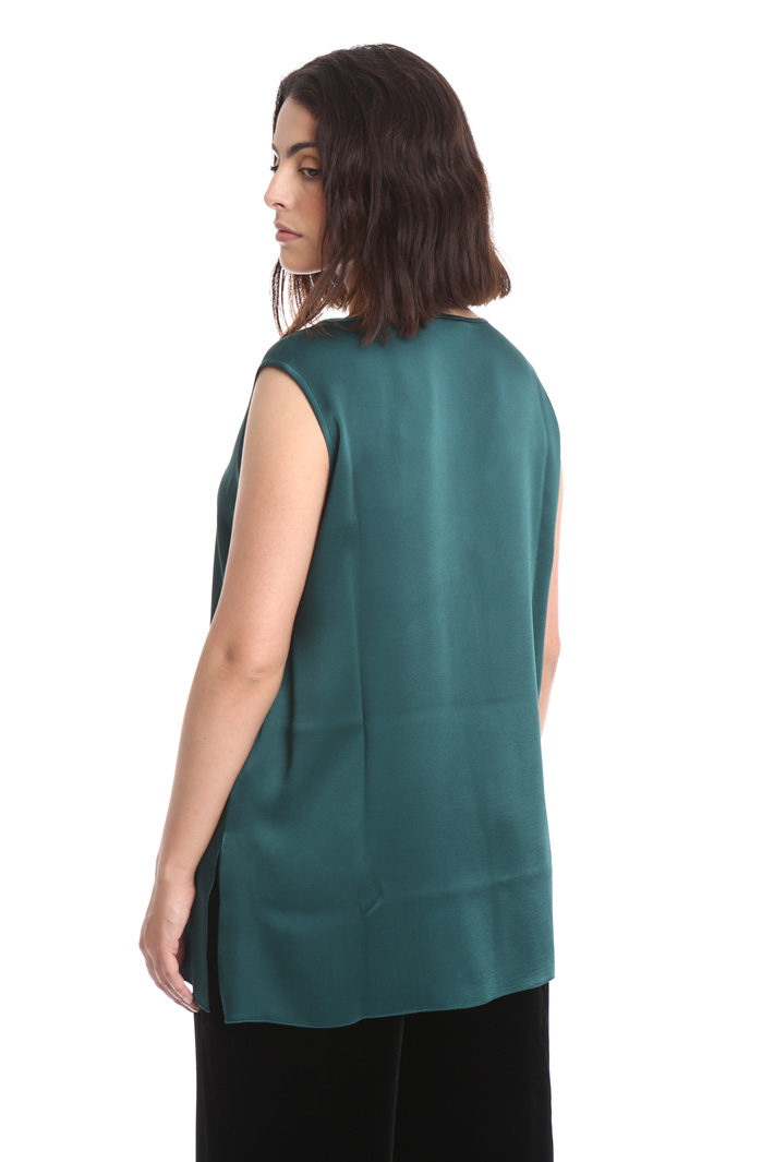 Top in crepe lucido Diffusione Tessile Top in crepe lucido Diffusione Tessile